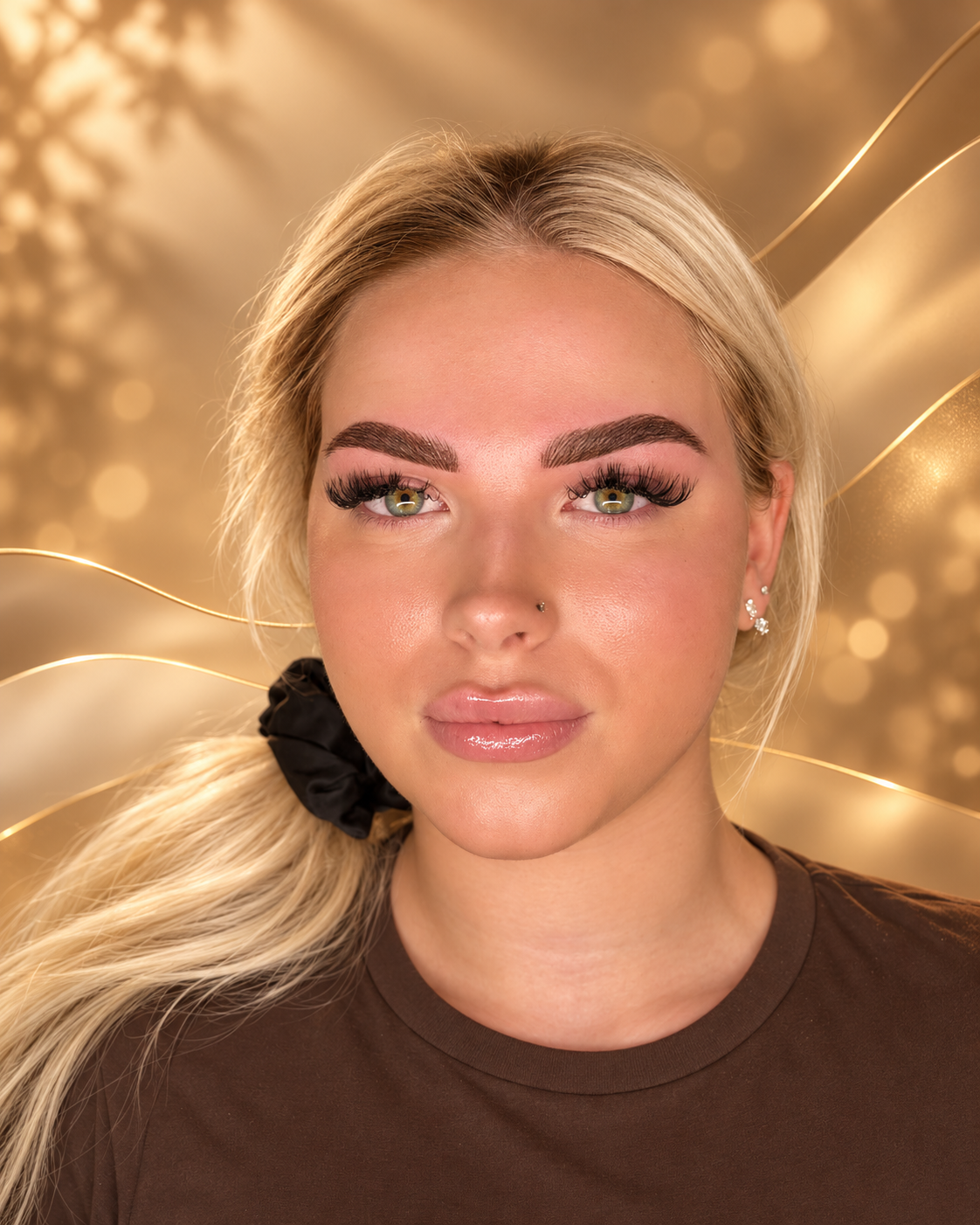 Beautifully shaped natural brows by Becky Anderson